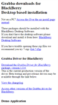 Mobile Screenshot of blackberry.grabba.com